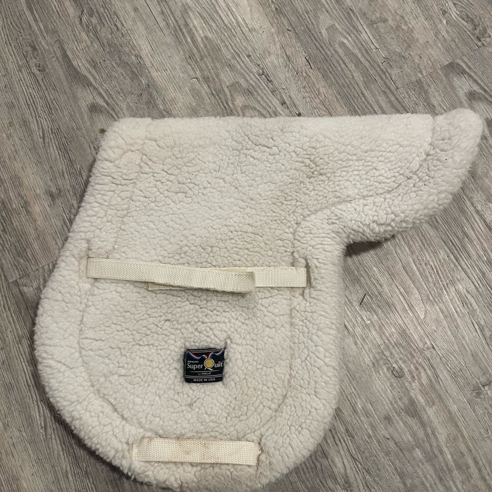 SuperQuilt White Saddle Pad